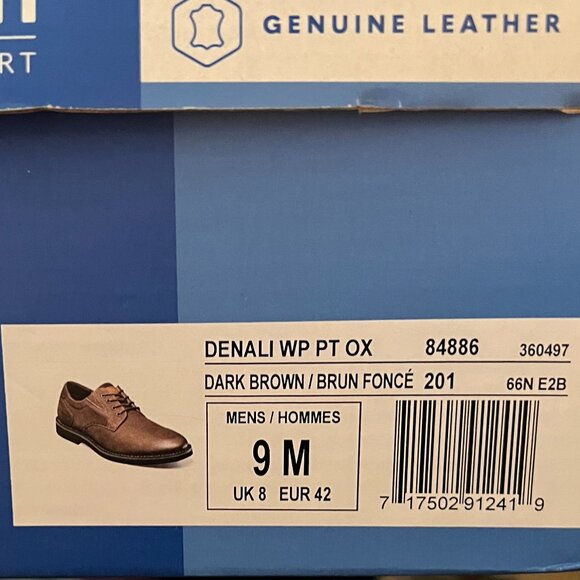 Nunn Bush Denali Waterproof Plain Toe Oxford NIB Size 9M main image 3